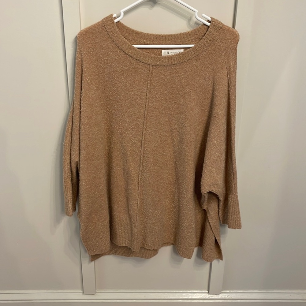 Soft loose fitting sweater